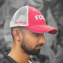 Snapback Trucker Slogan Cap "Fore!"