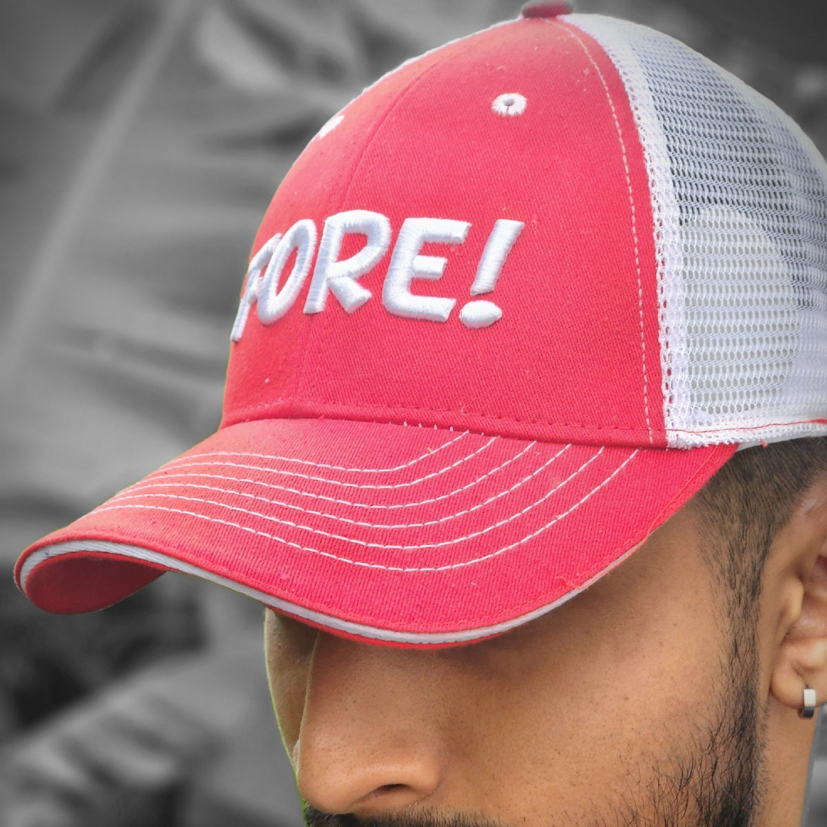 Snapback Trucker Slogan Cap 