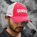 Snapback Trucker Slogan Cap "Send It"