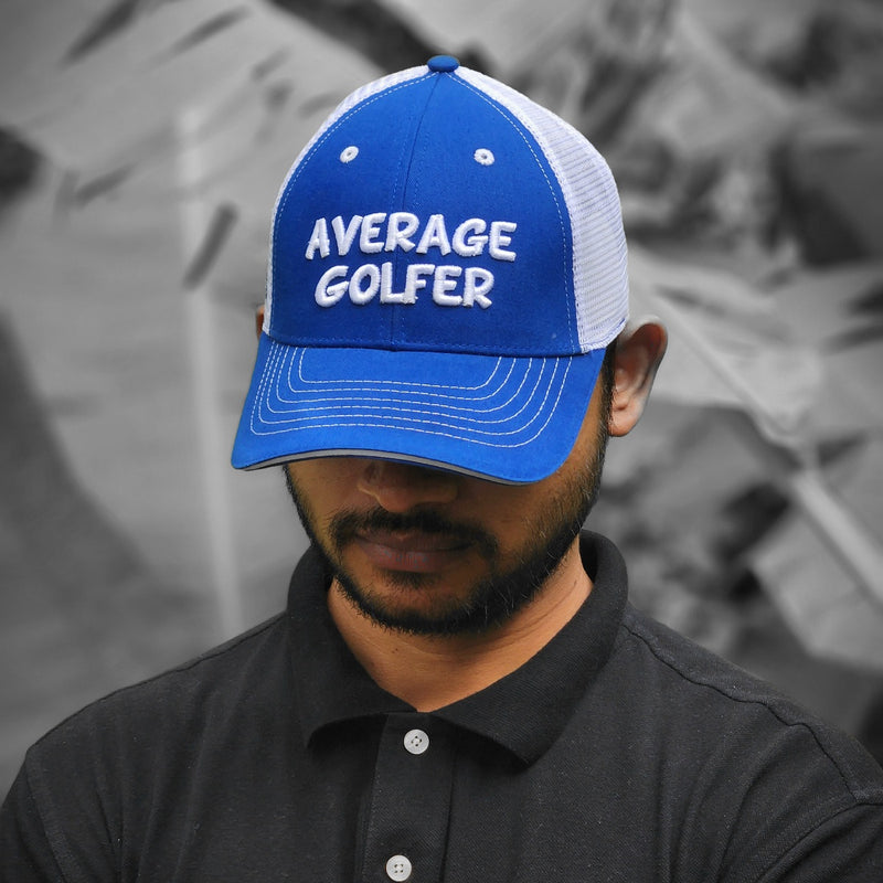 Snapback Trucker Slogan Cap "Average Golfer"