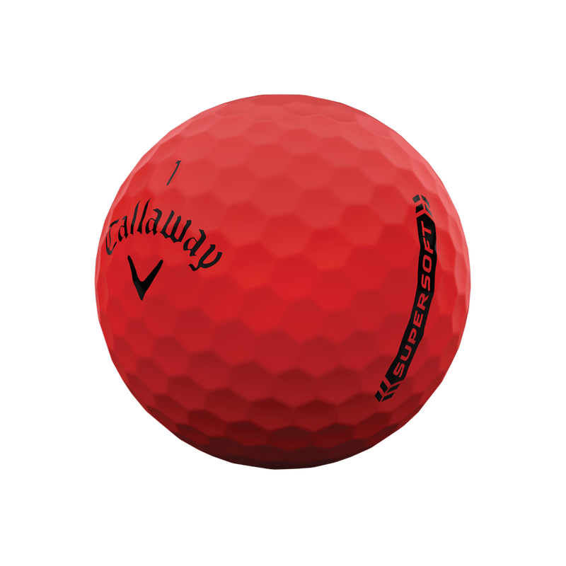 Callaway 2023 SuperSoft Red Golf Balls (1 Dozen)