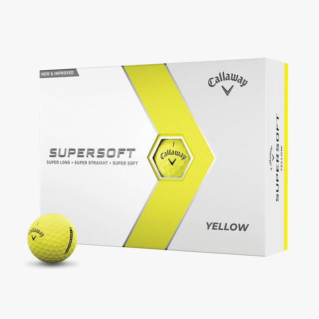 Callaway 2023 Supersoft Yellow Golf Balls (1 Dozen)