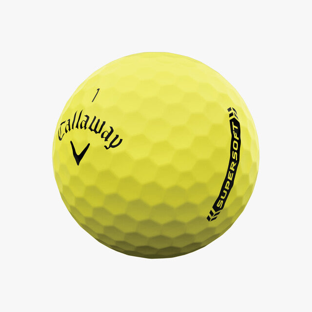 Callaway 2023 Supersoft Yellow Golf Balls (1 Dozen)