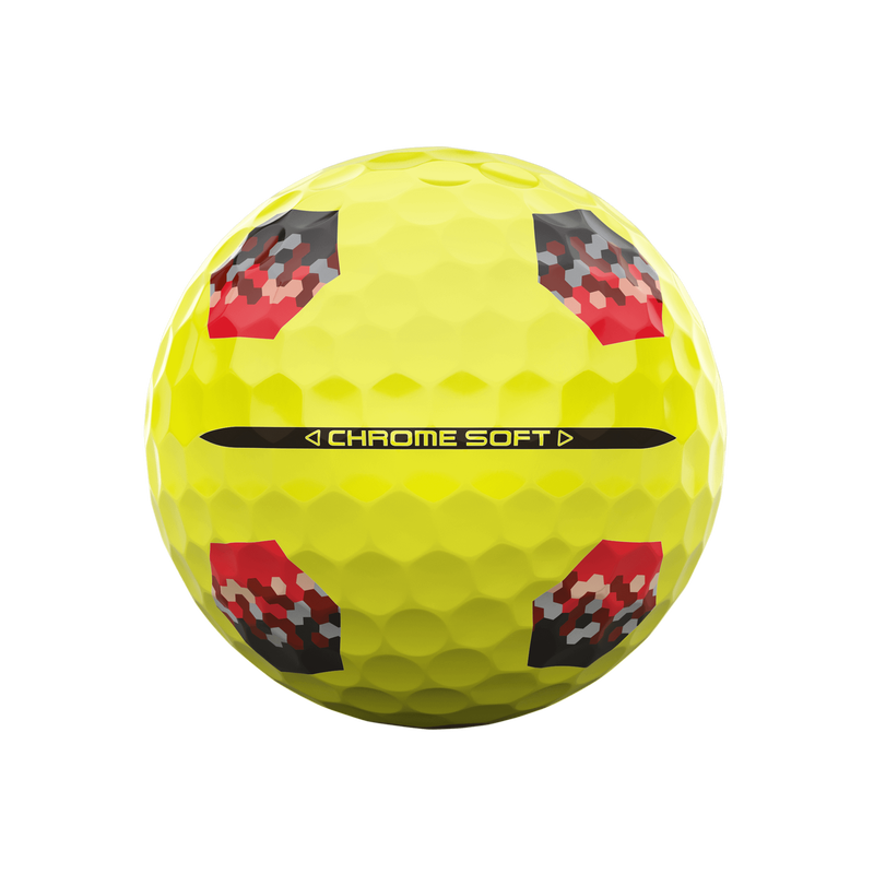 Callaway 2024 Chrome Soft Yellow TruTrack Golf Balls (1 Dozen)