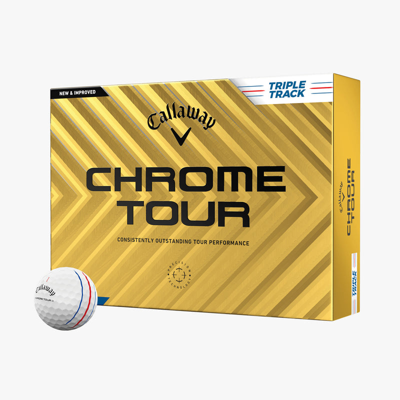 Callaway 2024 Chrome Tour Triple Track Golf Balls (1 dozen)