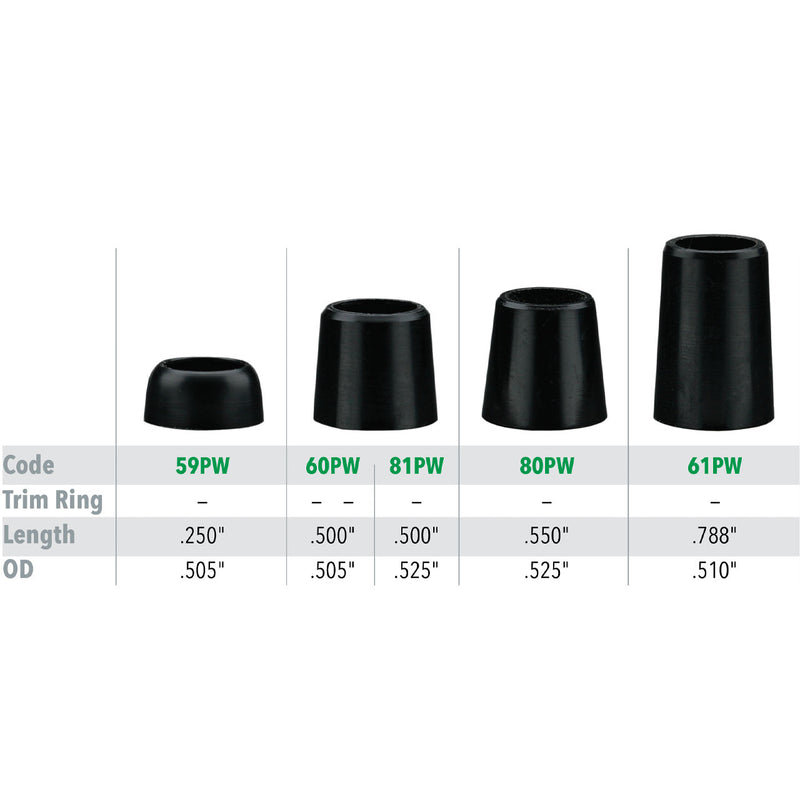 .335" Wood Ferrules