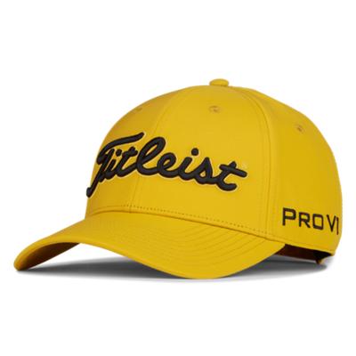 Yellow titleist hat outlet