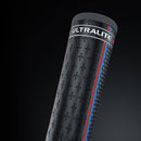 Jumbomax JMX Ultralite Str8 Tech Non-Tapered Black Swing Grips - Red/White/Blue