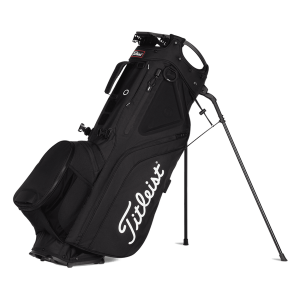 Titleist Golf high quality Bag - Ultralight 6-Way Stand Golf Bag - Silver/Black w/Harness