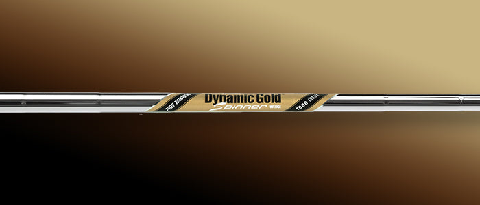 Dynamic Gold Spinner Wedge Shafts (Steel, 0.355")