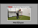 Visio New Mi Putting (Dark) Template with Face Lines, Golf Training Aids